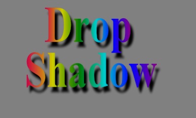 drop shadow with filter and gradient