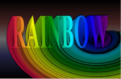 rainbow with replicate